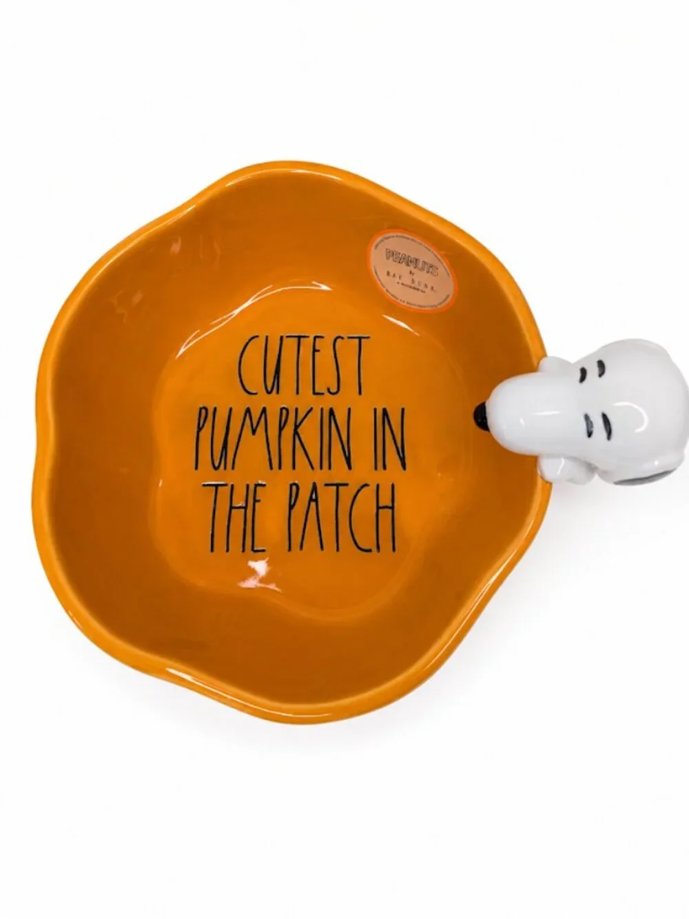 Peanuts Snoopy Pumpkin Candy Bowl, Rae Dunn Fall Decor,